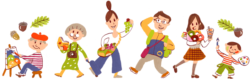 となりのかしいさん　秋バージョンの画像